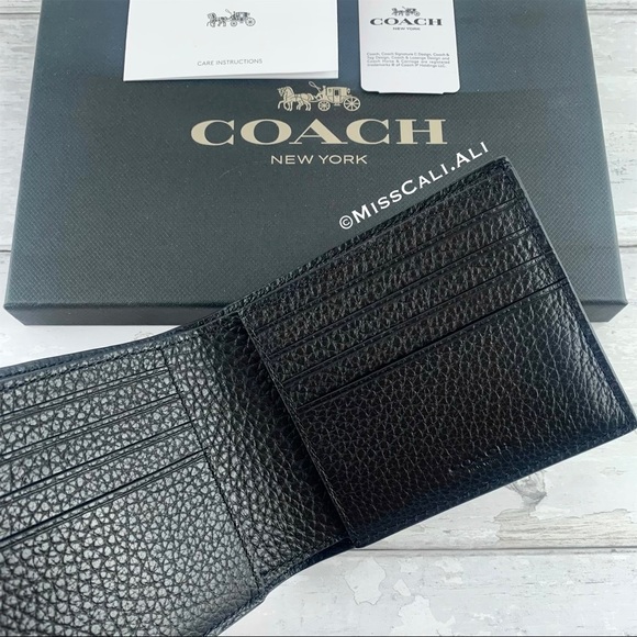 COACH | MARVEL Men’s 3-in-1 Wallet With Patches - Picture 6 of 16